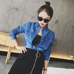 Jack Grace - Long-Sleeve Denim Shirt Jack Grace - Long-Sleeve Denim Shirt