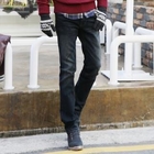 Groove9 - Washed Straight Leg Jeans