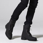 Rone - Lace-Up Faux-Leather Ankle Boots