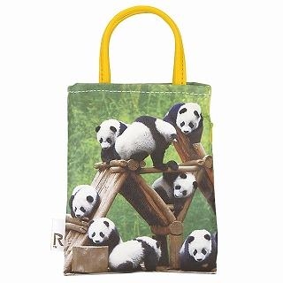 Panda Print Pouch [ROOTOTE tiny roo - amana-G]
