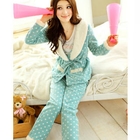 Tokyo Fashion - Fleece-Trim Dotted Pajamas