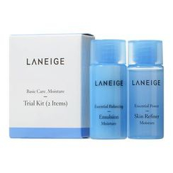 Laneige - Basic Care Trial Kit Moisture: Essential Power Skin Refiner 15ml + Essential Balancing Emulsion 15ml Laneige - Basic Care Trial Kit Moisture: Essential Power Skin Refiner 15ml + Essential Balancing Emulsion 15ml