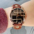 Cuteberry - Genuine-Leather Strap Watch