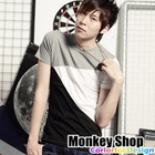 Monkey Shop - Color-Block Short-Sleeve Tee