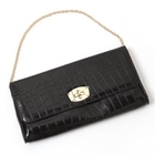 Koo - Faux-Leather Clutch with Chain Strap