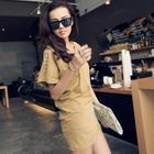 PUFFY - Asymmetric-Shoulder Minidress