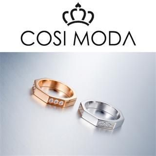 Steel Ring with Cubic Zirconia Steel Ring with Cubic Zirconia