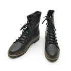 TOPGUYS - Genuine Leather Lace-Up Ankle Boots