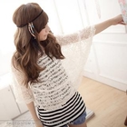 ZOO - Set: Lace Cape Top + Striped Tank Top