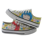 Maner - Girl Print Lace-Up Canvas Sneakers
