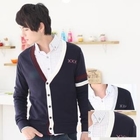 SEOBEAN - Contrast-Trim Cardigan