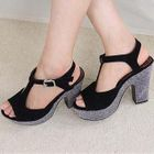 Mancienne - T-Strap Platform Sandals