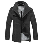 Imagine Men - Belted Collar Button-Front Jacket