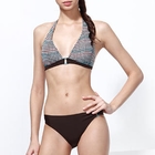 NEWS - Printed Ring Front Banded Halter & Plain Ring Side Pant