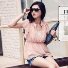PUFFY - Polka Dot Chiffon Top  + Tank Top