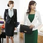 TIARA - Sharp-Shoulder Cropped Jacket