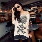 PUFFY - Skull Print T-Shirt