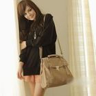 PG Beauty - Double-Compartment Push-Lock Satchel