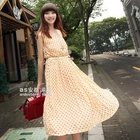 Ando Store - Dotted Chiffon Tank Dress