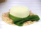 Momiton - Bow-Accent Woven Hat
