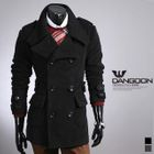 DANGOON - Double-Breasted Coat with Sash