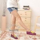 Lane172 - Faux-Leather Lace-Up Flats