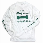 SCOPY - Crewneck Long Sleeve Tee - 'Dog Person'