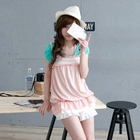 ZOO - Sleeveless Drop-Waist Smocked Top