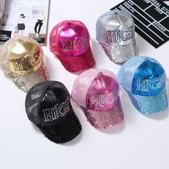 Buttercap - Kids Lettering Sequined Cap Buttercap - Kids Lettering Sequined Cap