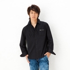 BLACK ASUKA - Long-Sleeve Pintucked Shirt