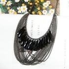 Angelove - Black Jeweled Long Necklace