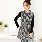 prischu essentials - Faux Fur Check Vest
