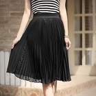 Meteshow - Pleated Chiffon Midi Skirt