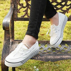 renben canvas platform boat shoes renben canvas platform boat shoes
