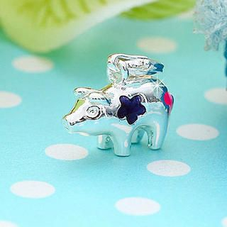 Floral Pig Charm Floral Pig Charm