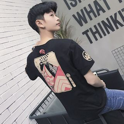 Alvicio - Printed Short Sleeve T-Shirt Alvicio - Printed Short Sleeve T-Shirt