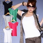 Click Japan - Ruffle-Sleeve Top