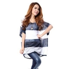 O.SA - Dolman-Sleeve Stripe Knit Top