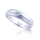 Chow Sang Sang - 900 Platinum Diamond Ring