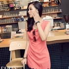PUFFY - Scalloped-Trim Sleeveless Chiffon Dress