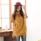 RingBear - Mock-Neck Short-Sleeve Top