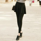 TISVIN - Inset A-Line Miniskirt Leggings
