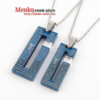 Menku - Rhinestone Plate Pendant