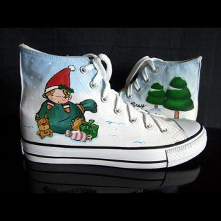 'Santa's Little Helper' High-Top Sneakers 'Santa's Little Helper' High-Top Sneakers
