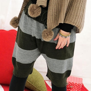Drop-Crotch Knit Shorts Drop-Crotch Knit Shorts