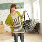 PG Beauty - Push-Lock Polka Dot Tote