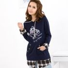 prischu essentials - Inset Shirt Hooded Dress