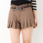 ageha@shibuya - Pleated-Hem Shorts 