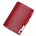 19th Street - Genuine Leather Snap Button Card Holder