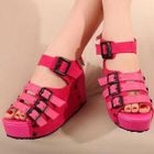 Mancienne - Buckled Platform Sandals